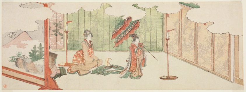 Young girl dancing at nobleman's mansion