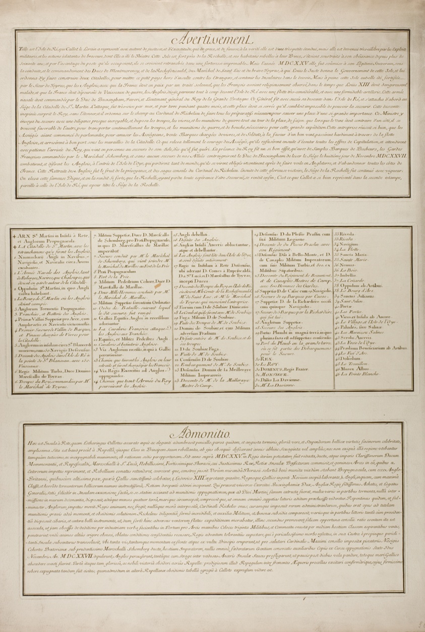 Plate Seven from La Siège de la Rochelle