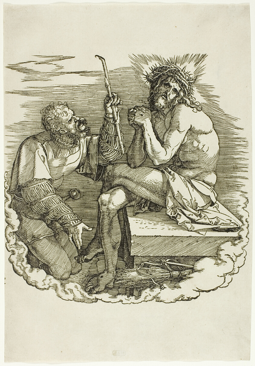 Christ, Man of Sorrows, Mocked by a Soldier, frontispiece from The Large Passion