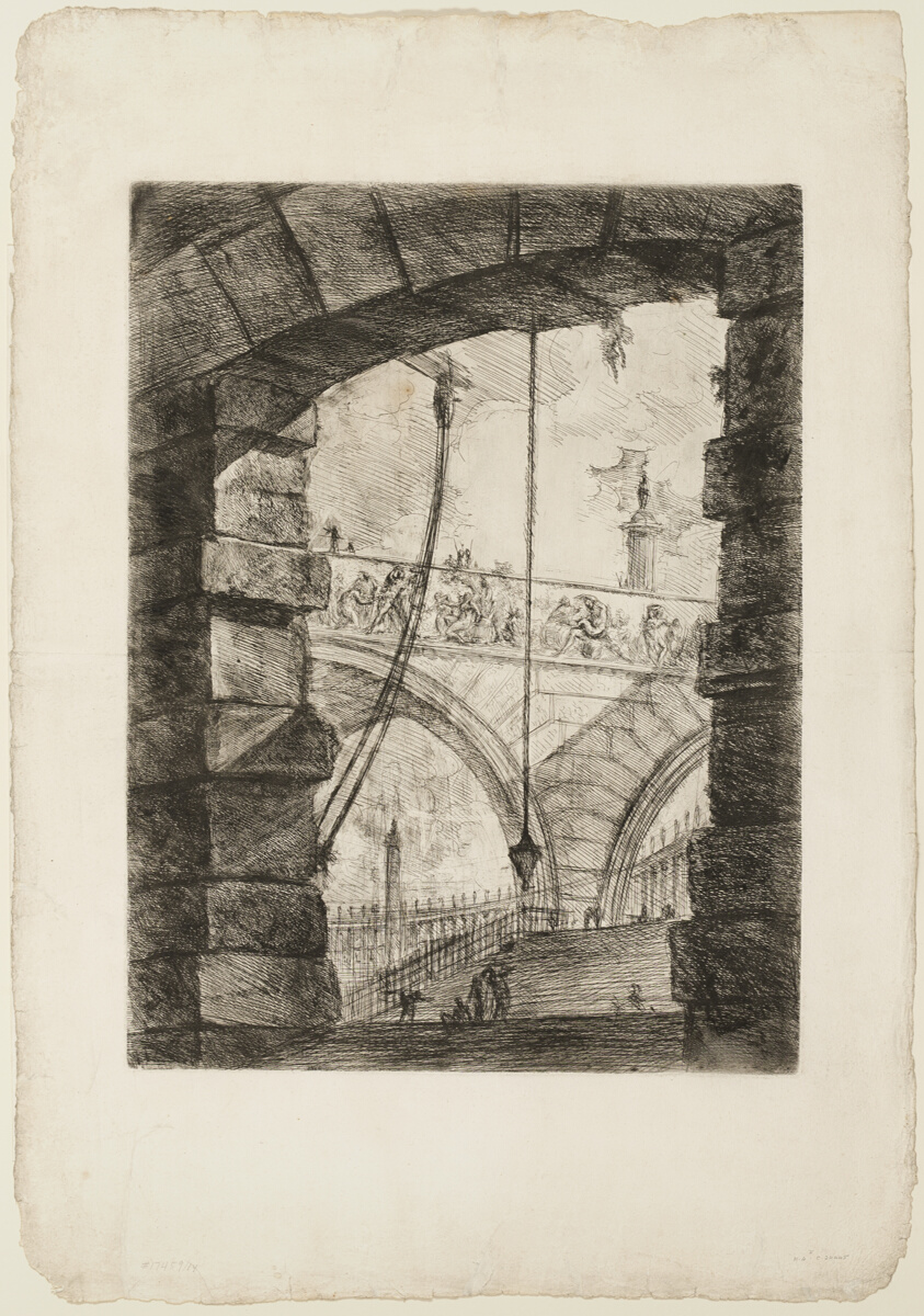 The Grand Piazza, plate 4 from Imaginary Prisons