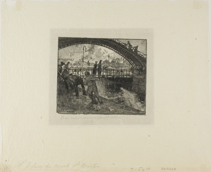 Lock of the Canal Saint-Martin