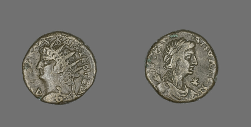 Tetradrachm (Coin) Portraying Emperor Nero