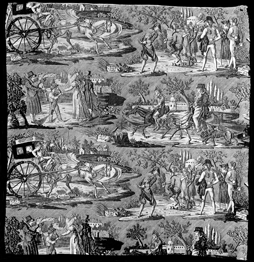 La Route de St. Cloud ou de Poissy (Furnishing Fabric)