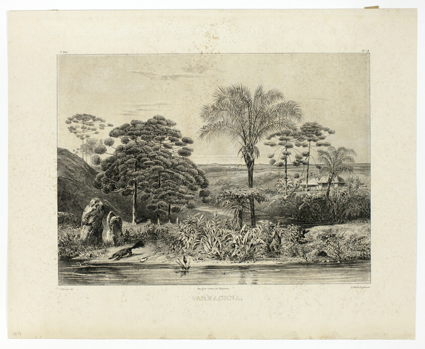 Barbacena, plate 18 from Landscapes, volume 1 of Voyage pittoresque dans le Brésil