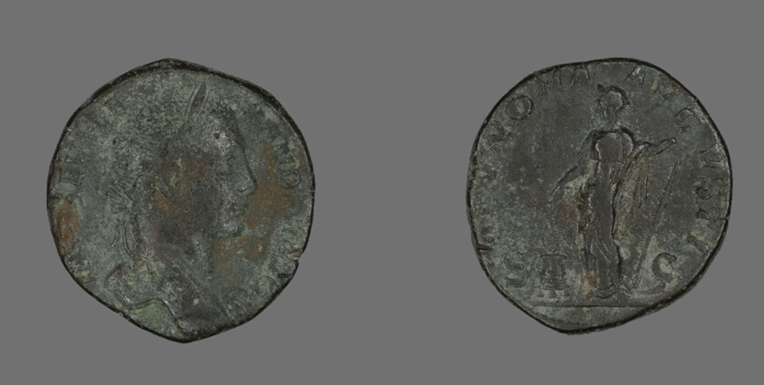 Sestertius (Coin) Portraying Emperor Severus Alexander