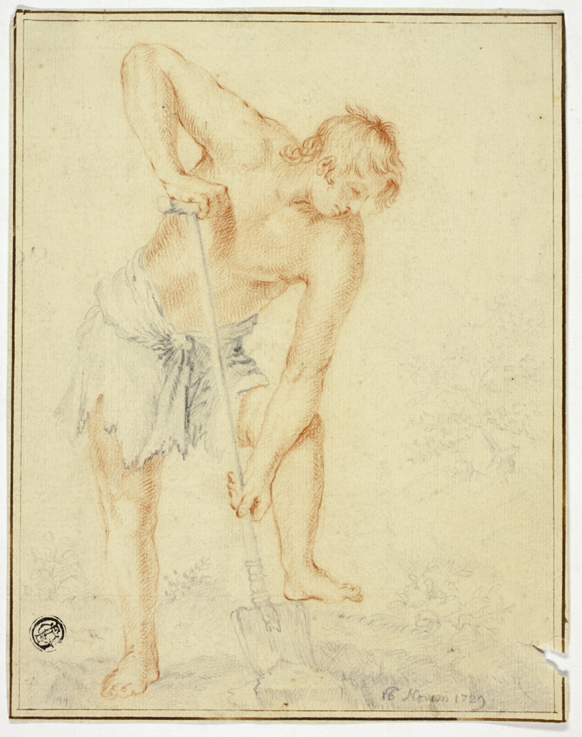 Man with Spade