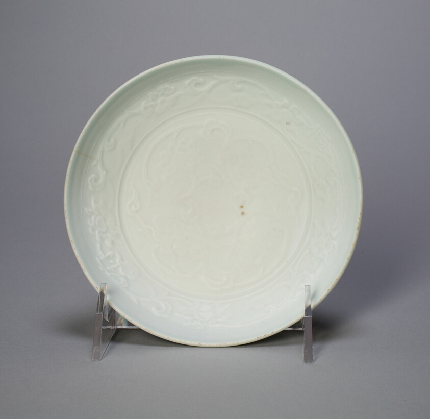 Bowl with Stylized Floral Scrolls