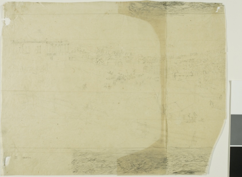 Study for San Francisco, far left section