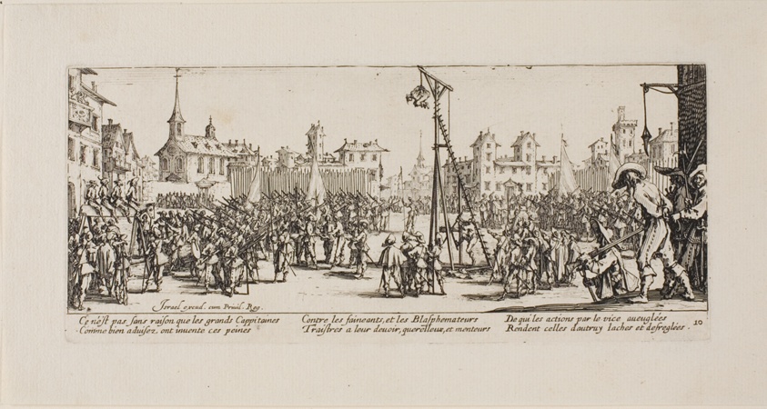 The Strappado, plate ten from The Miseries of War