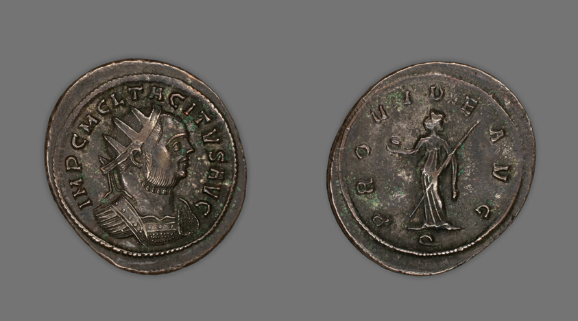 Aurelianus (Coin) Portraying Emperor Tacitus