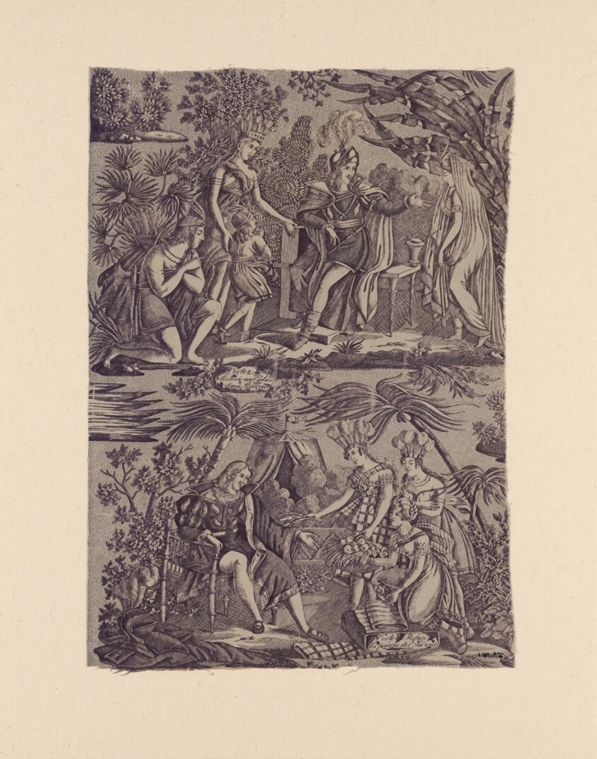 Le Romance du Cortés (The Song of Cortez) (Furnishing Fabric)