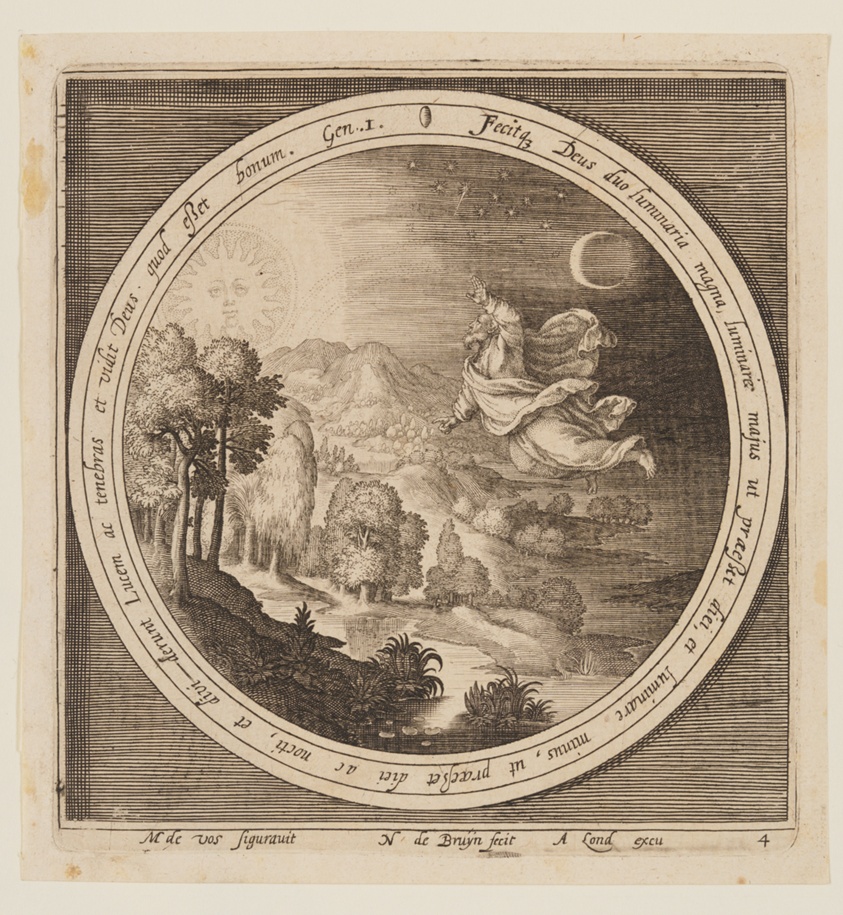 Fourth Day: The Creation of the Sun, Moon, and Stars, from The Creation to the Expulsion from Paradise