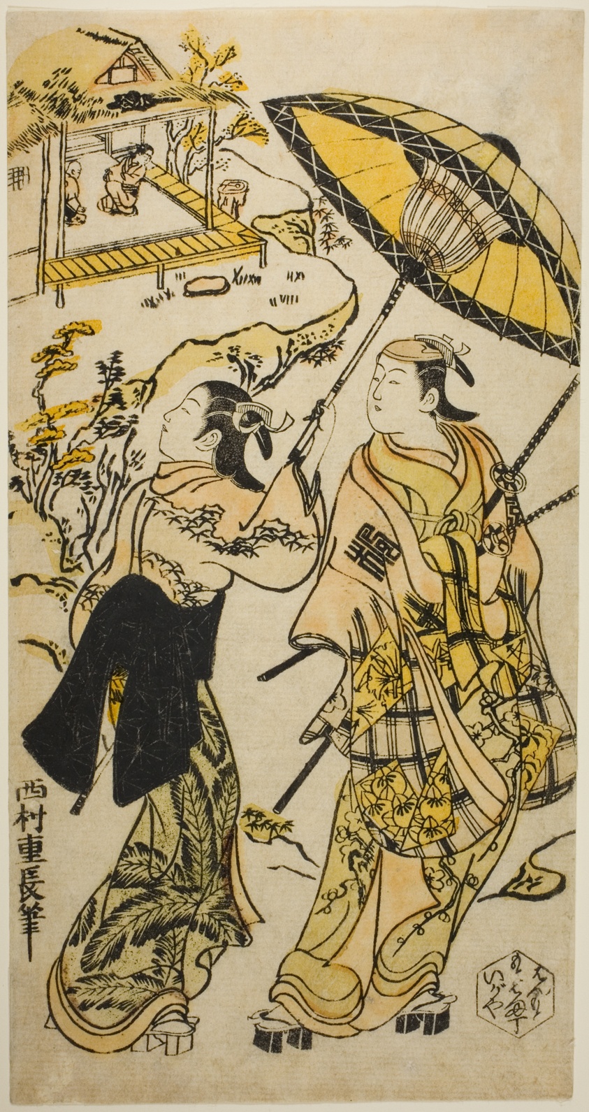 The Portrait of Actors at the Ogura Cottage