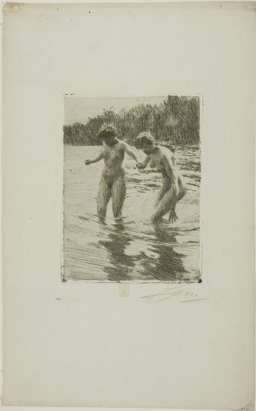 Two Bathers