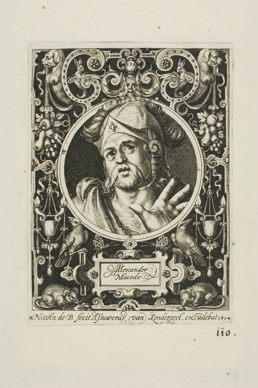Alexander the Great, plate two from The Nine Worthies