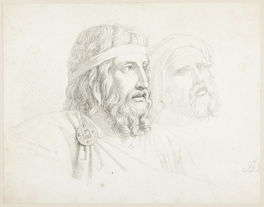 Two Merovingian Heads