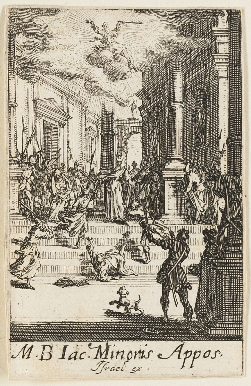 Martyrdom of Saint John, the Minor, plate seven from The Martyrdoms of the Apostles
