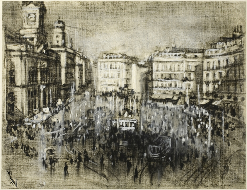 Puerta del Sol, Madrid, from Castilian Days