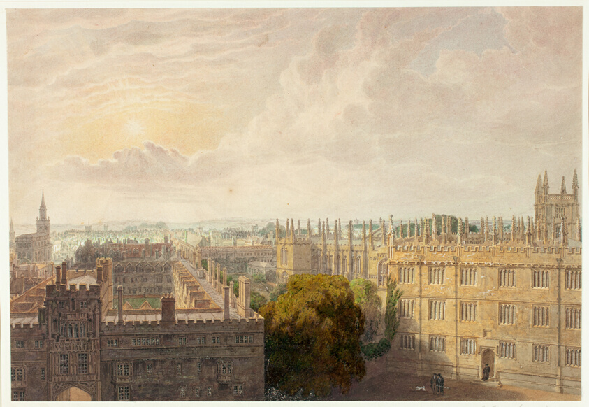 View From Radcliffe Library