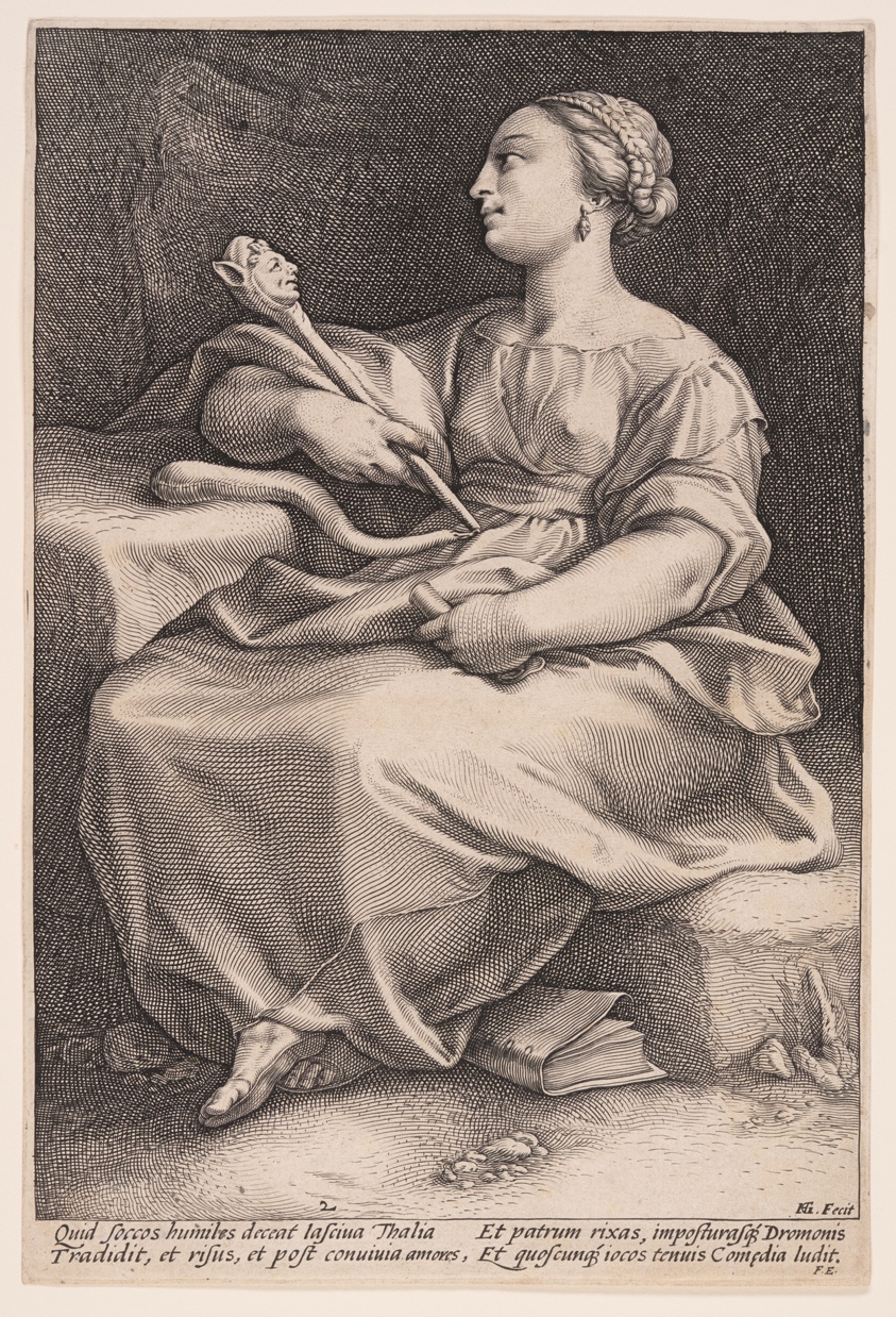 Thalia, The Muse of Comedy, from The Nine Muses