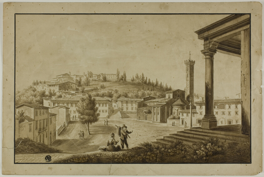 View of Piazza in Fiesole