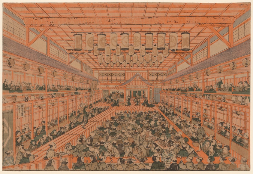 Perspective Picture of a Kabuki Theater (Uki-e Kabuki shibai no zu)