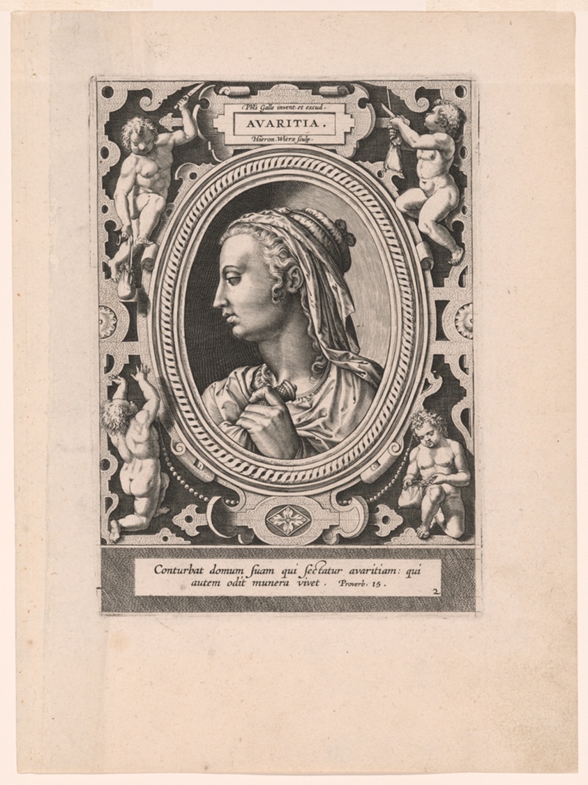 Avaritia, plate 2 from The Seven Vices