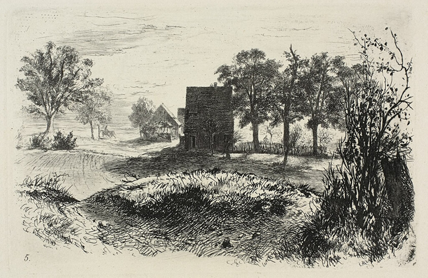Plate five, from Radierversuche
