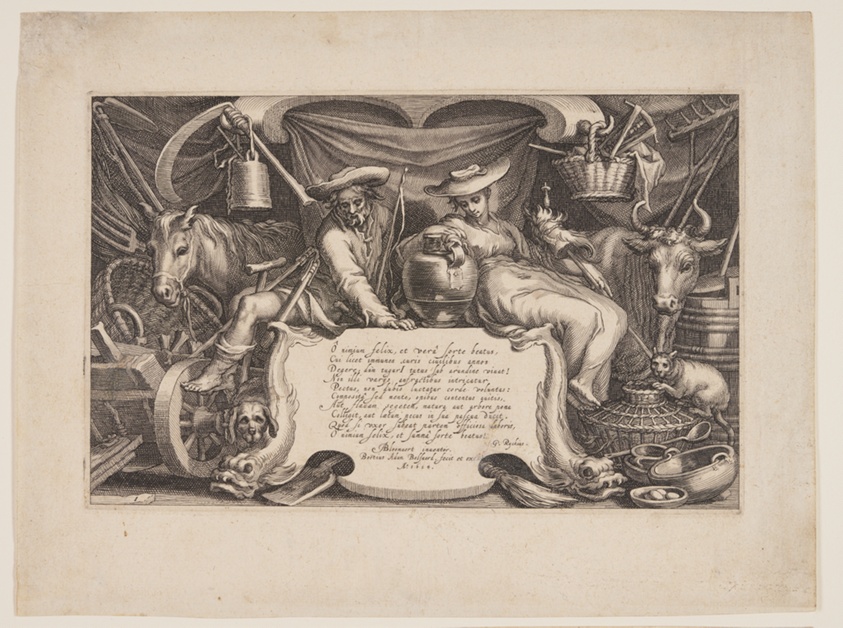Title-plate, from Landscapes with Farmhouses