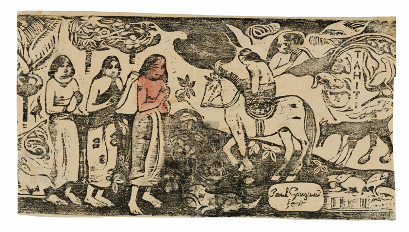 Change of Residence, from the Suite of Late Wood-Block Prints