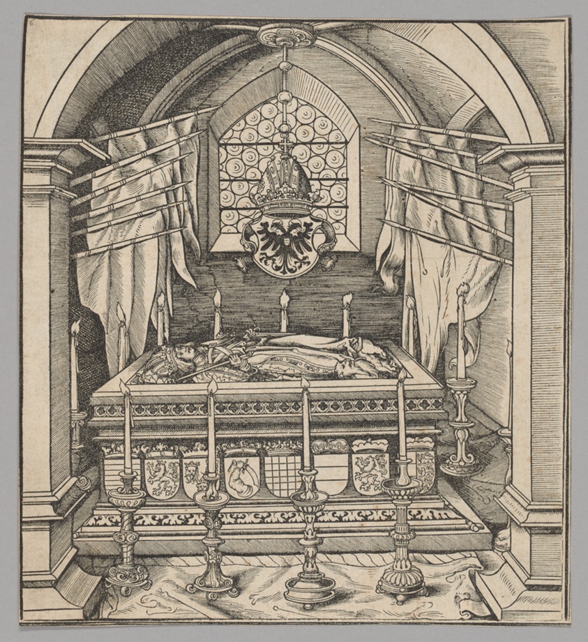 Gruftblatt, plate 24 from Historical Scenes from the Life of Emperor Maximilian I from the Triumphal Arch