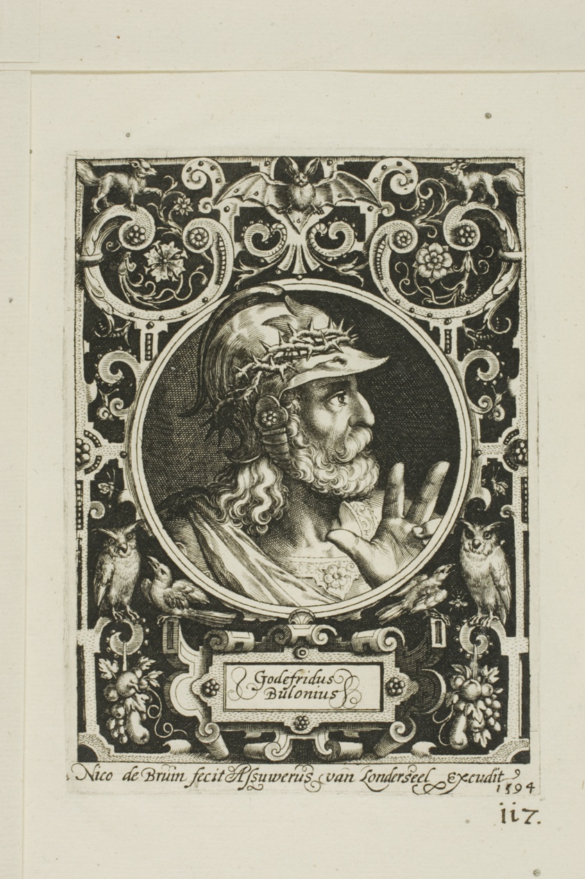 Godfrey of Bouillon, plate nine from The Nine Worthies