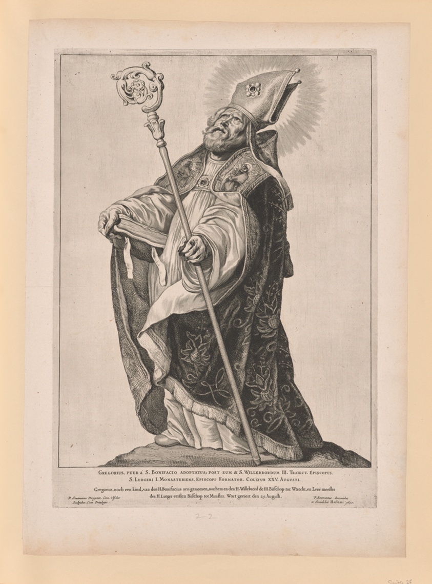 Saint Willebrord, from Saints of the North and South Netherlands