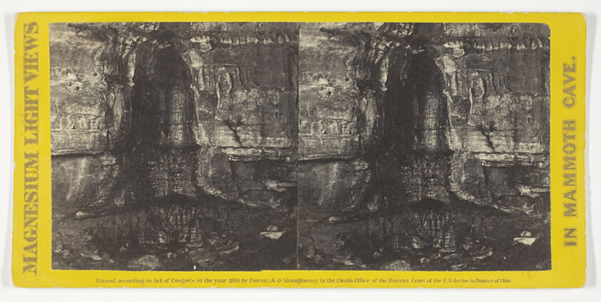 "Wandering Willie's Spring", No. 12 from the series "Mammoth Cave Views"