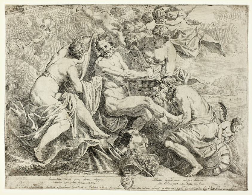 The Deification of Aeneas by Nymphs and Cupids