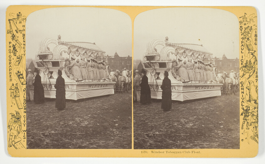 Windsor Toboggan Club Float, No. 1570 from the series "St. Paul Ice Carnival"