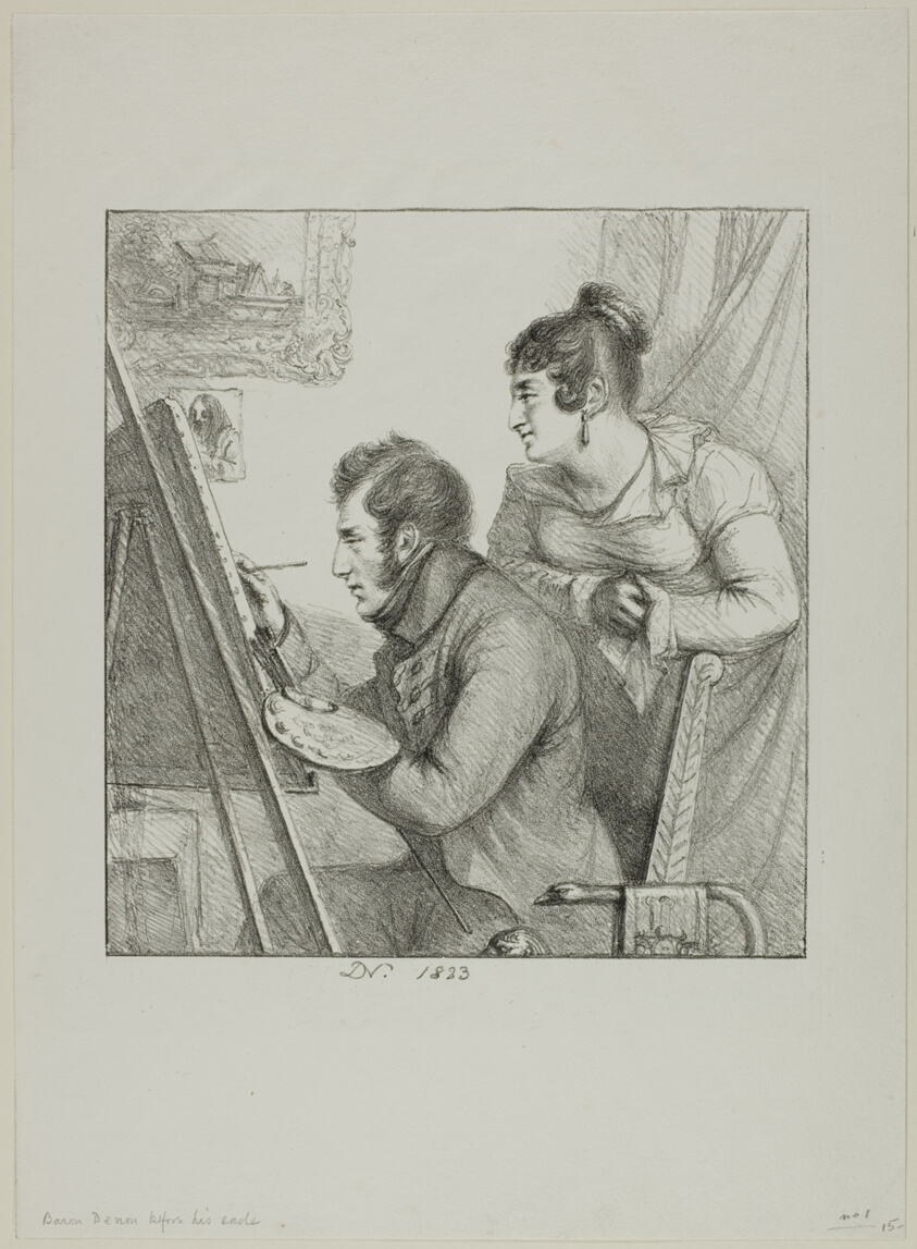 Baron Denon before his Easel