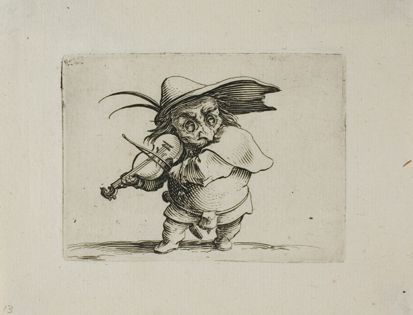 The Violin Player, from Varie Figure Gobbi