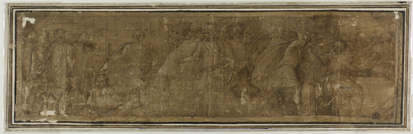 Mucius Scaevola Crossing the Tiber, Intending to Assassinate Porsenna but Killing his Treasurer by Mistake