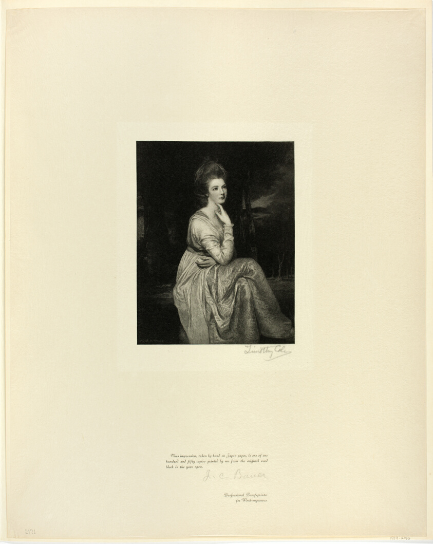 Lady Derby, from Old English Masters