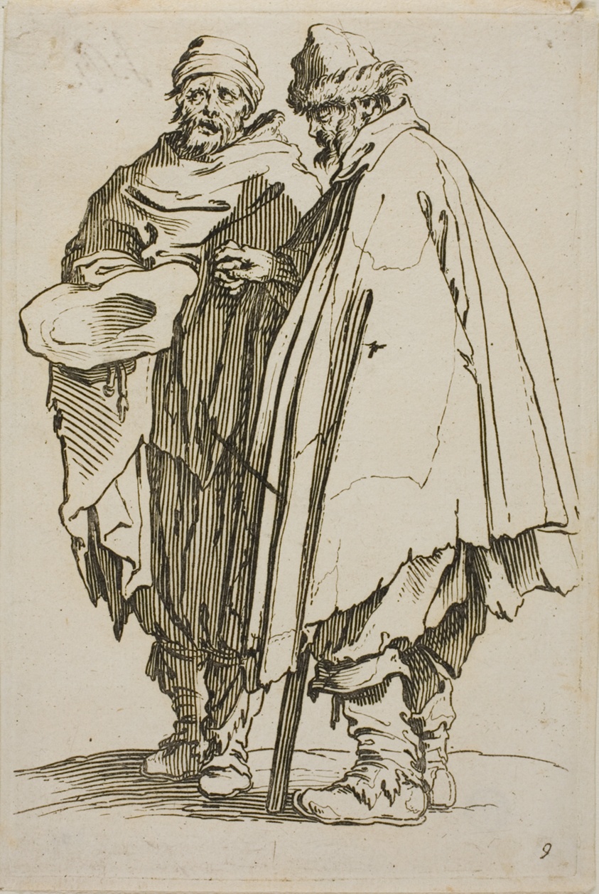 The Blind Man and his Companion, plate nine from The Beggars