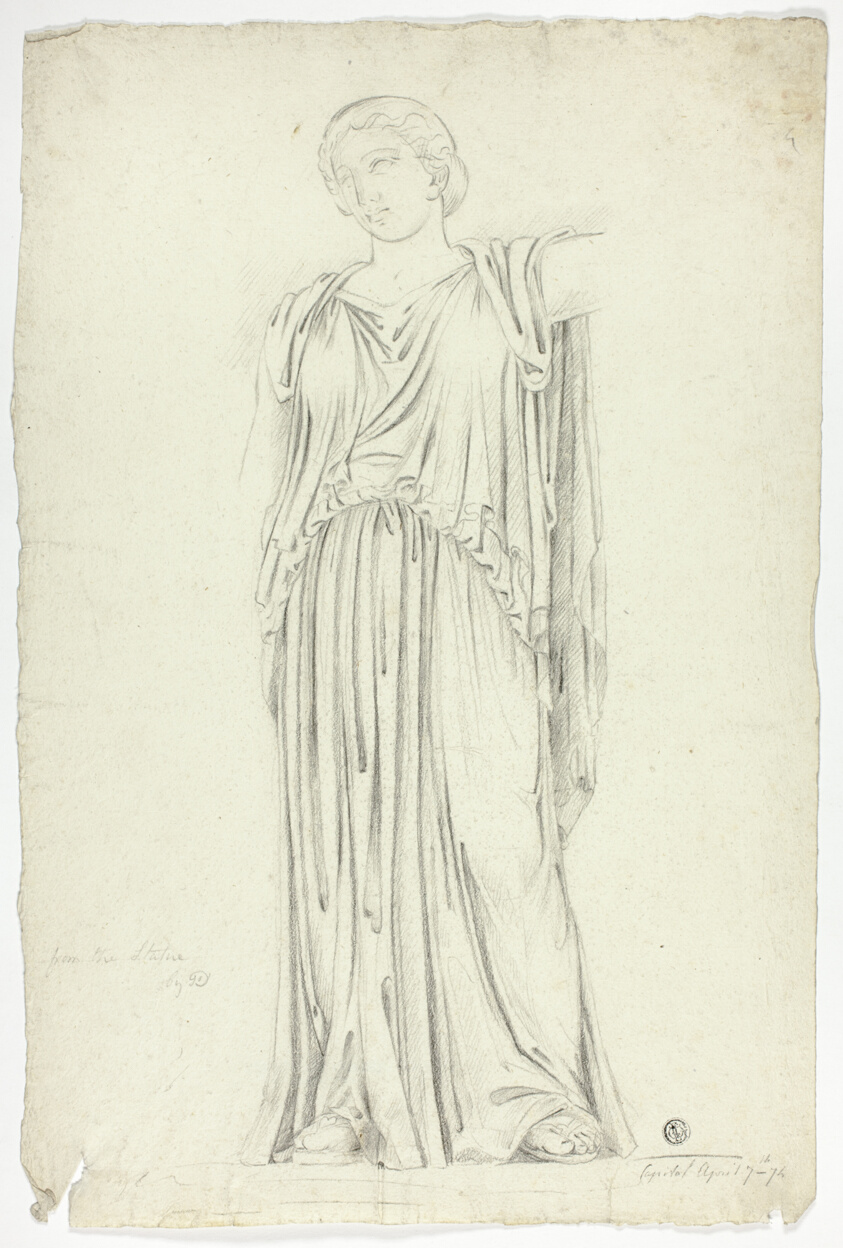 Study after Antique Statue of Draped Standing Woman