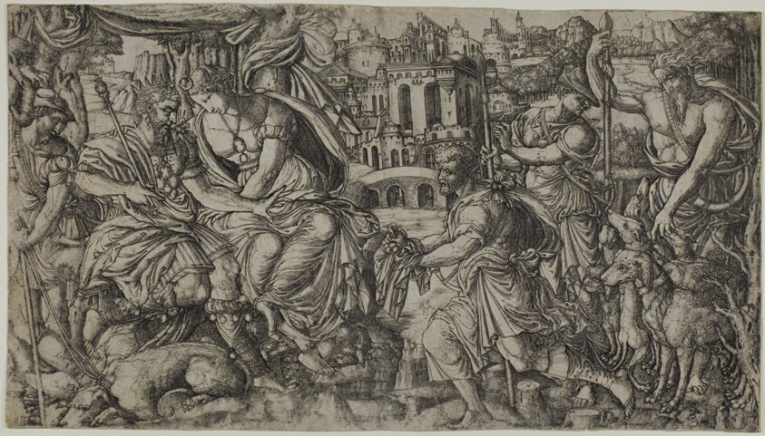 A King Receiving a Present