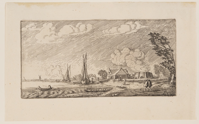 Lime-Kiln in Stormy Weather, from Six Landscapes