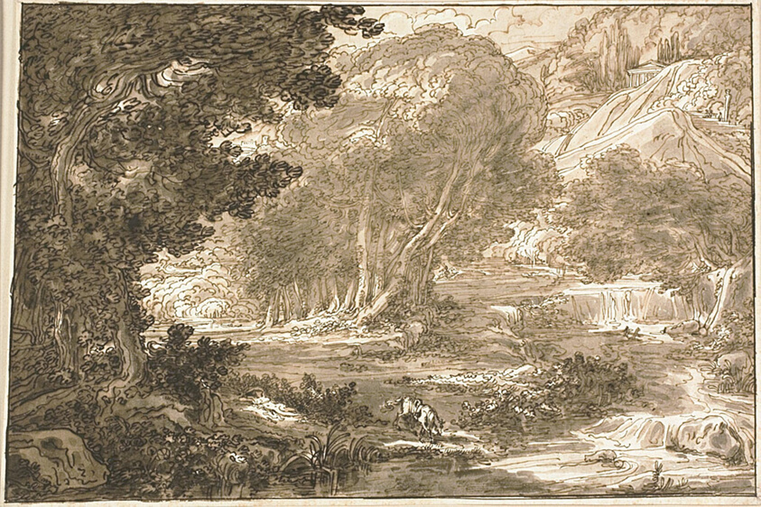 Angelica Resting Under a Tree, from Orlando Furioso