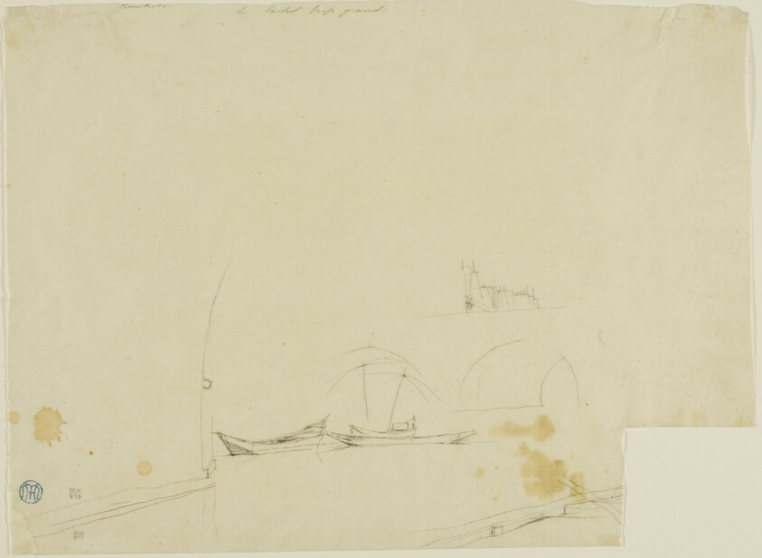 Study for an arch of Pont Notre-Dame, Paris
