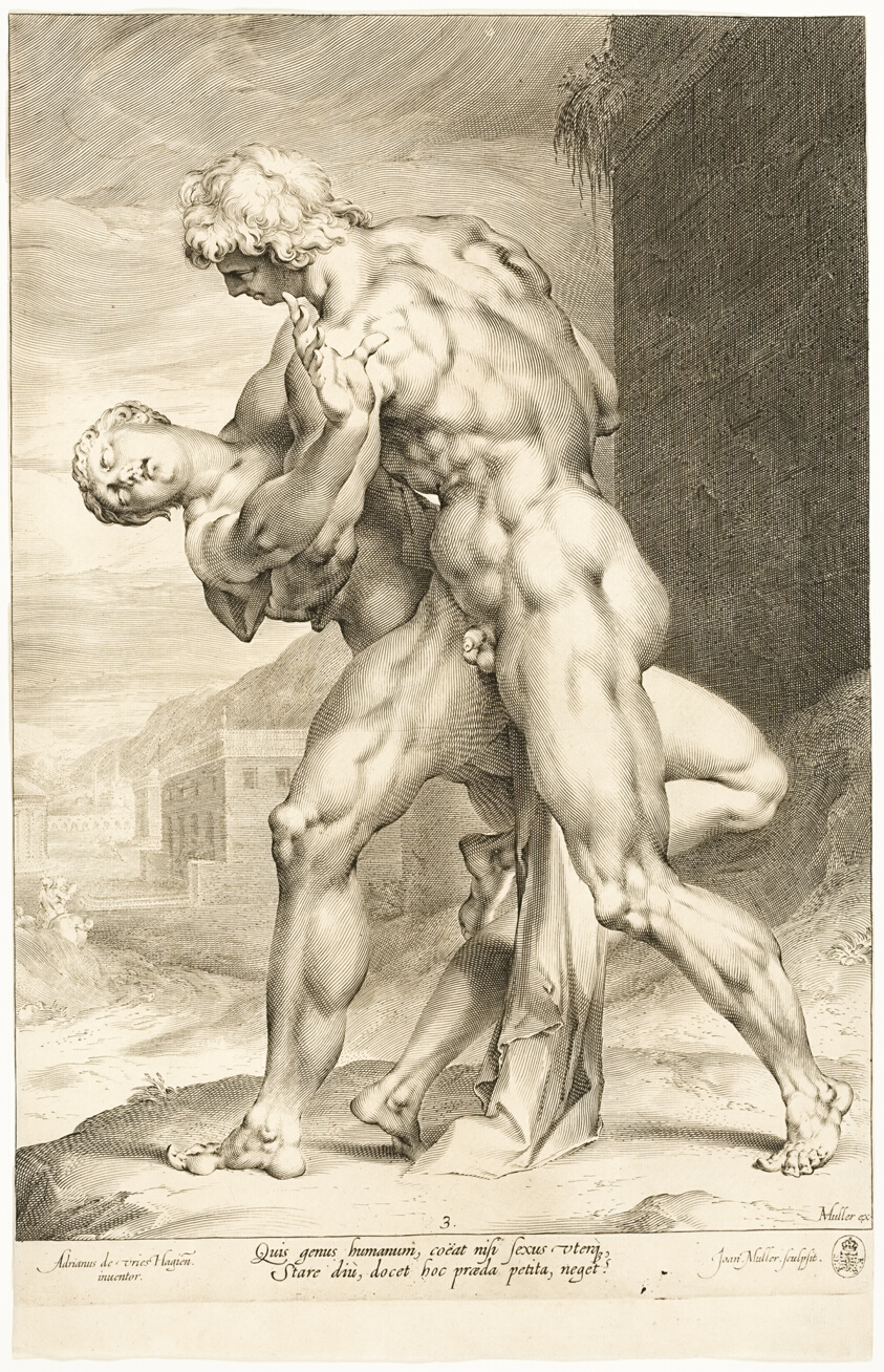 The Rape of a Sabine Woman, Lateral View