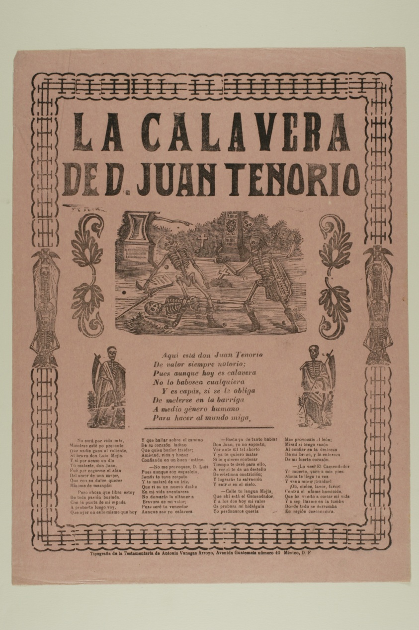 La Calavera de D. Juan Tenorio (The Calavera of D. Juan Tenorio)