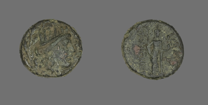 Coin Depicting the Goddess Tyche