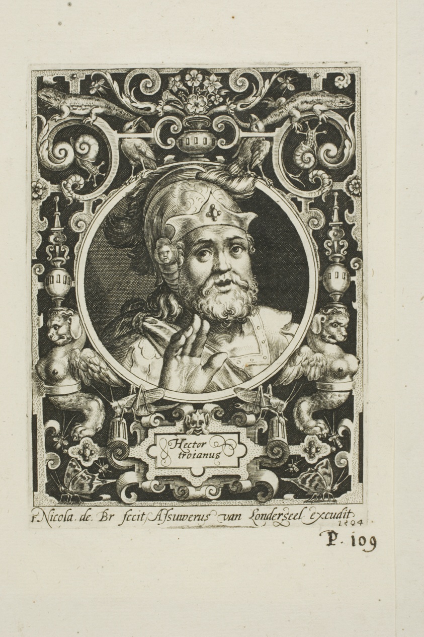 Hector of Troy, plate one from The Nine Worthies